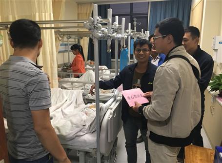 雪中送炭三九暖，愛心慰問家人情 記探望同事吳宇家人