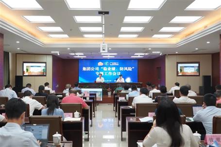 集團公司“穩(wěn)業(yè)績、防風(fēng)險”專題工作會議召開