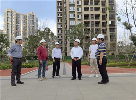 冶建公司領(lǐng)導(dǎo)到項目調(diào)研指導(dǎo)“保交樓”工作