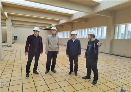 廖立波、何勇到項目開展一季度暨復(fù)工復(fù)產(chǎn)綜合大檢查